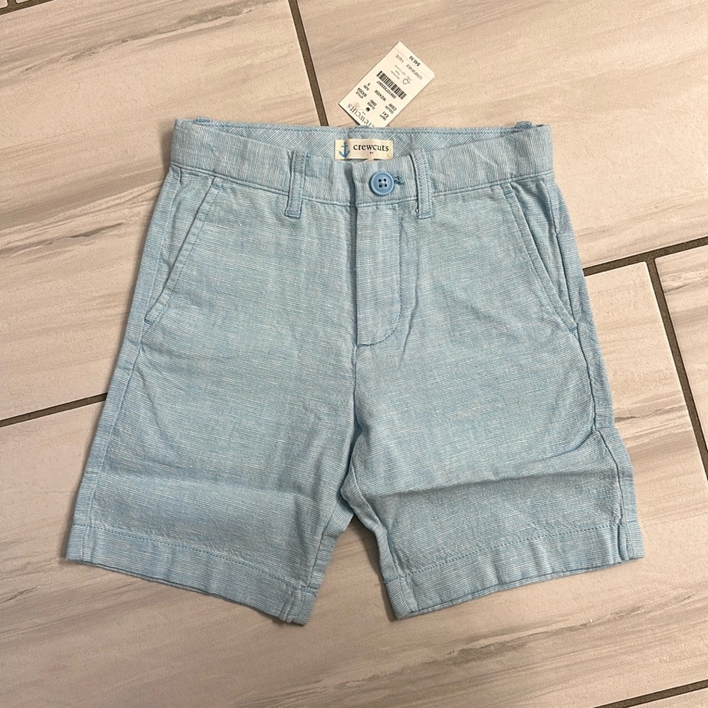J Crew Boys' linen blend short